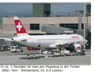 Flugzeit Flugdauer T�rkei Deutschland �sterreich Schweiz