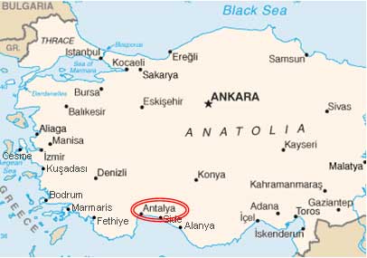 antalya karte informationen