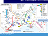 Metro Flughafen Plan Linie