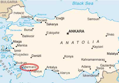 Marmaris Karte Informationen